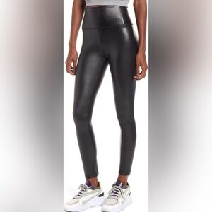 Nordstrom Rack  BP Black High Waisted Faux Leather Leggings Pants